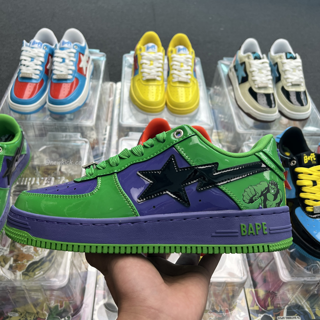 A Bathing Ape Bape Sta Marvel Comics Rocket Raccoon Thor Hulk Captain America Black Widow Iron Man  2022 (33) - www.newkick.vip